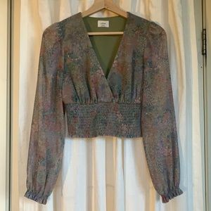 Wilfred V-Neck Blouse - Genoa